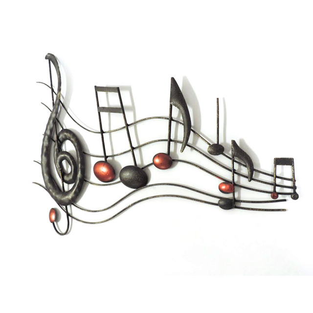 dspic__54833 Metal Musical Notes Wall Hanging
